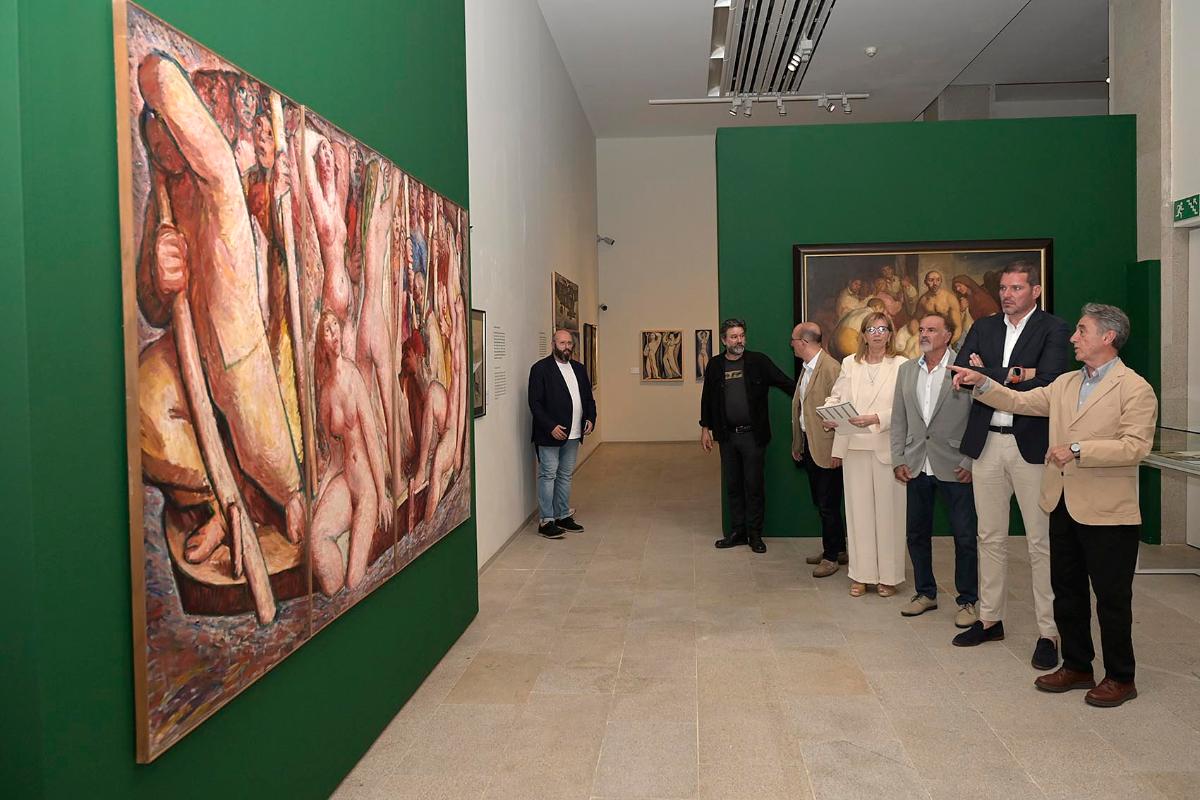 Visita oficial pola exposición