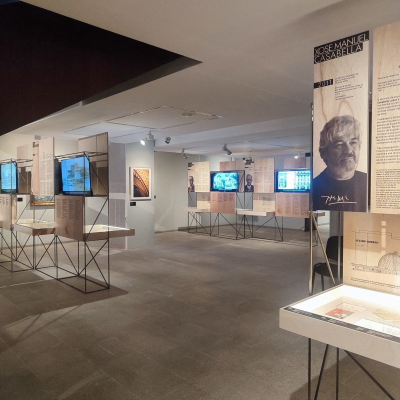 Vista dunha sala da exposición