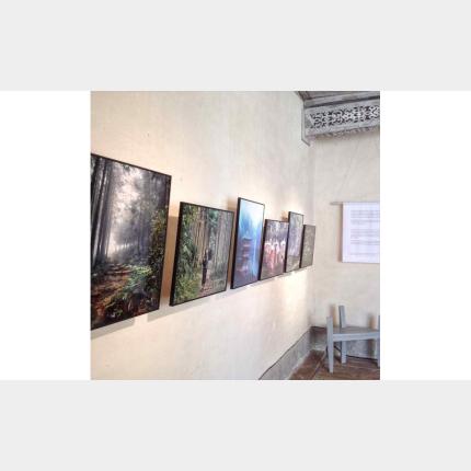 Imaxe da exposición no castelo Läckö