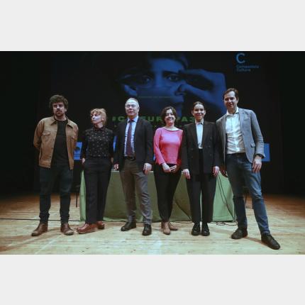 Participantes na presentación de Cineuropa 