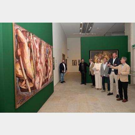 Visita oficial pola exposición