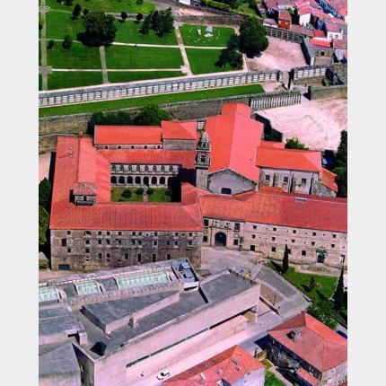 Vista aérea do museo