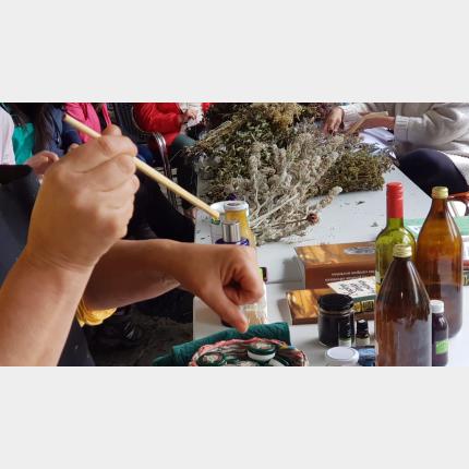 Vista da mesa do taller