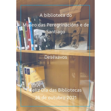 Cartel do Día das Bibliotecas no museo