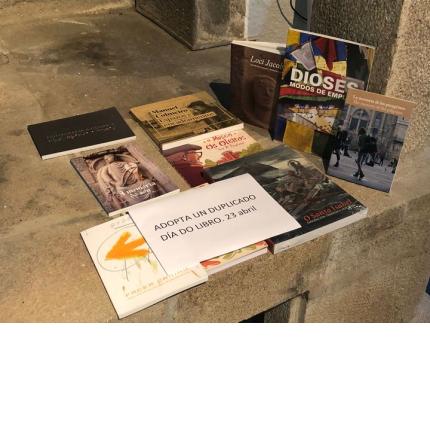 Libros de la campaña "Adopta un duplicado" del Museo de las Peregrinaciones
