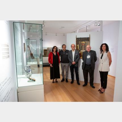 Inauguración da exposición no museo